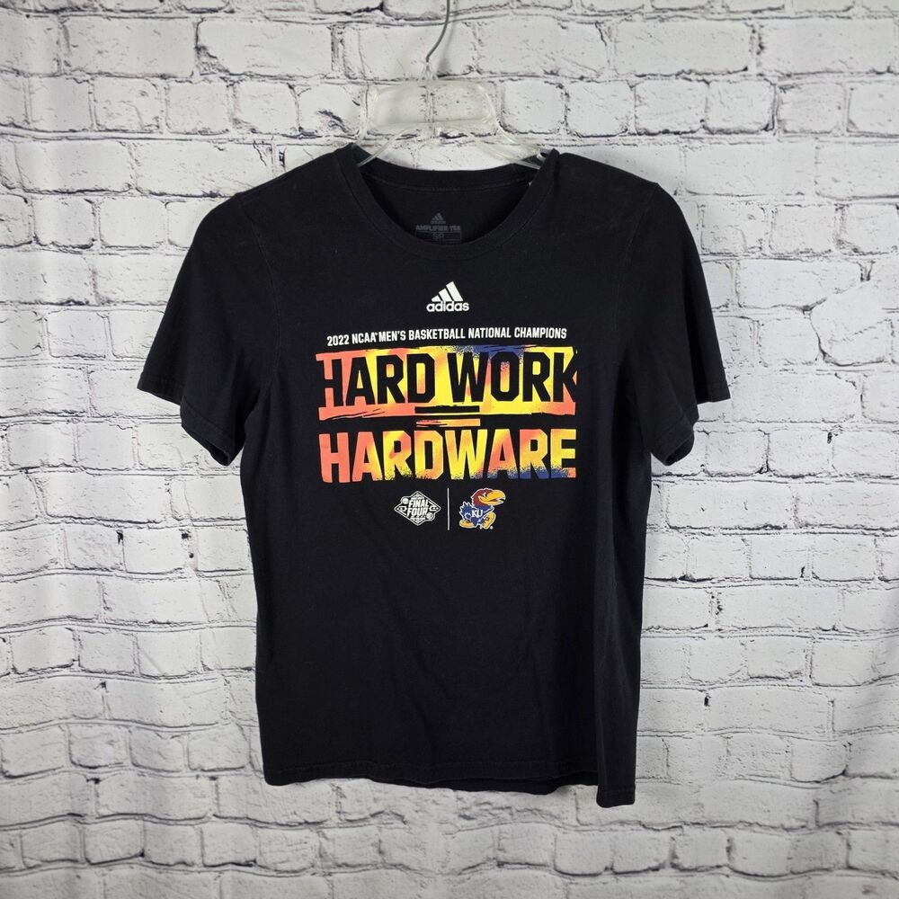 Kansas Jayhawks 2022 Adult Small NCAA Basketball National Champions T-Shirt